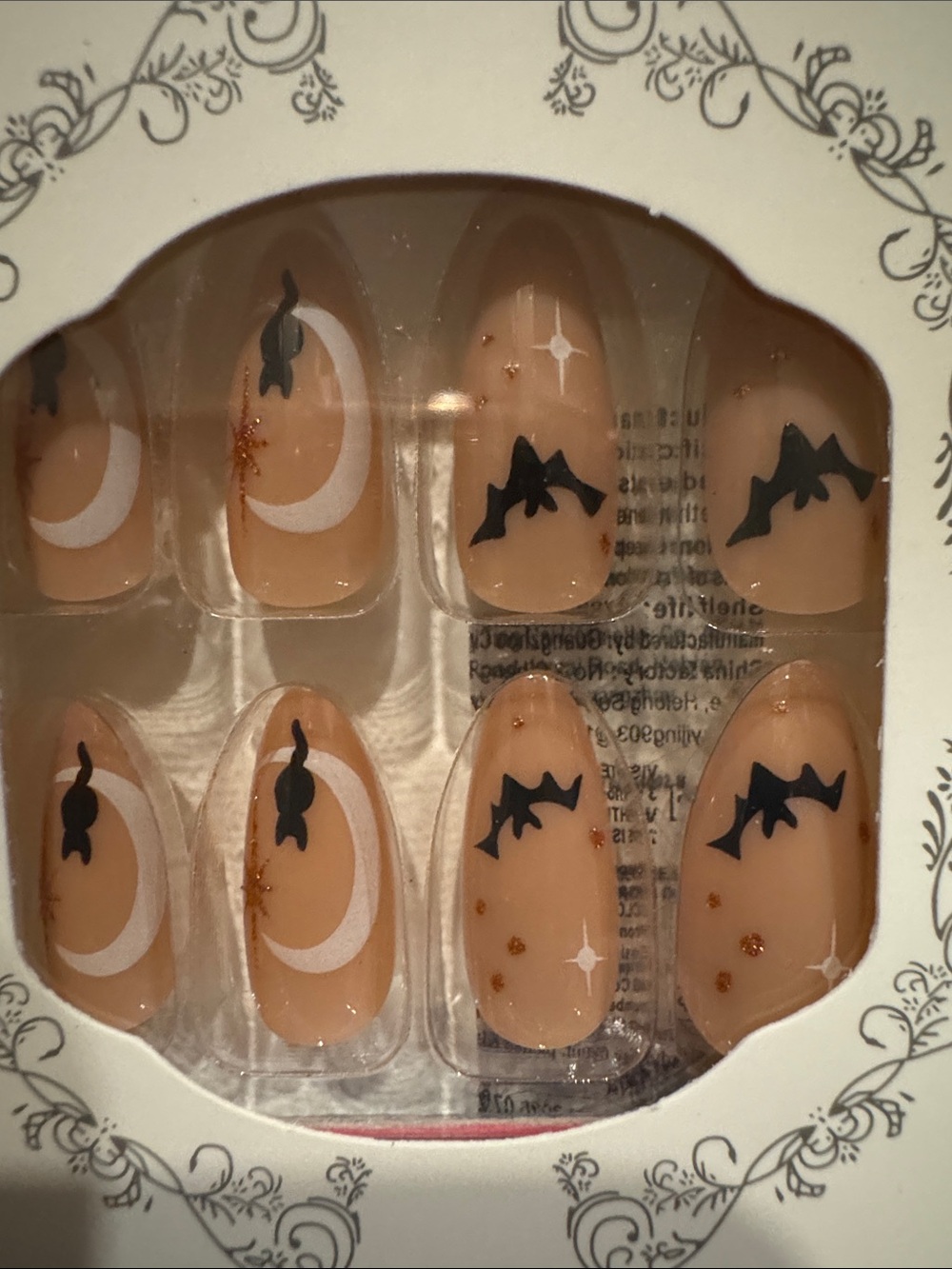 Halloween Nude Spooky Press-On Nail Set NEW 🏷️ - Picture 3 of 5